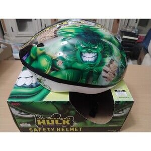 Marvel The Incredible Hulk Safety Helmet Kids Bike Skateboard Ages 5+ CPSC 2001